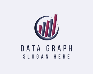 Charts - Bar Graph Analytics logo design