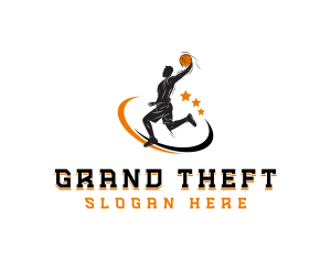 Sports Basketball Athlete Logo