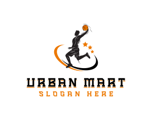 Sports Basketball Athlete Logo