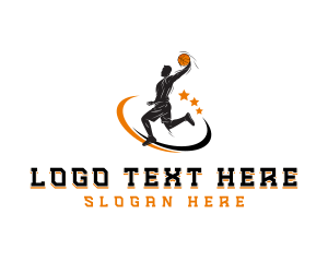 Sports Basketball Athlete Logo