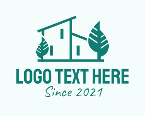 Tree - Green Modern Mansion logo design