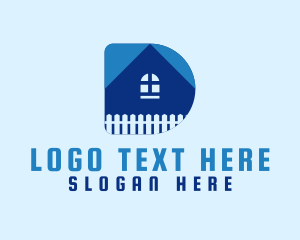 Suburbs - House Letter D logo design