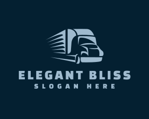 Logistics Truck Transport Logo