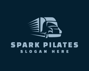 Logistics Truck Transport Logo