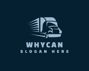 Logistics Truck Transport Logo