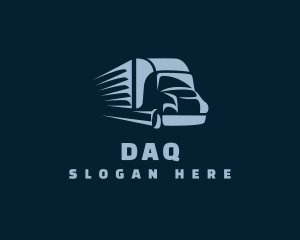 Trailer - Logistics Truck Transport logo design
