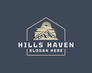 Mountain House Signage logo design