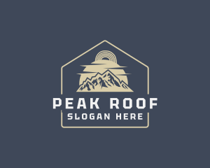 Mountain House Signage logo design