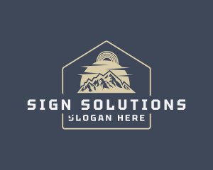 Signage - Mountain House Signage logo design