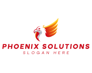 Wing Phoenix Eagle logo design