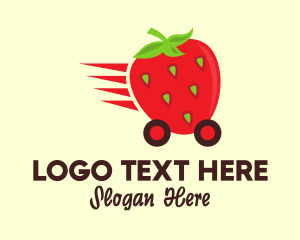 Berry - Strawberry Express Delivery logo design
