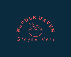 Noodle - Ramen Noodles Bowl logo design