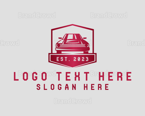 Gradient  Car Hexagon Logo