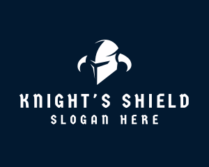 Knight - Knight Horns Helmet logo design