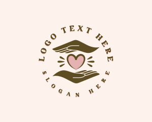 Care - Charity Helping Hand logo design