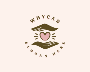 Love - Charity Helping Hand logo design