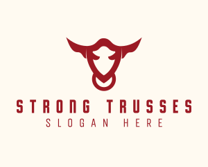 Wild Bull Animal logo design