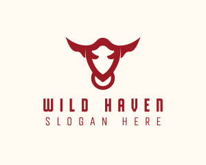 Wild Bull Animal logo design