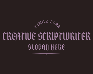 Old Calligraphy Wordmark logo design