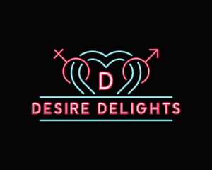 Lust - Erotic Neon Night Club logo design