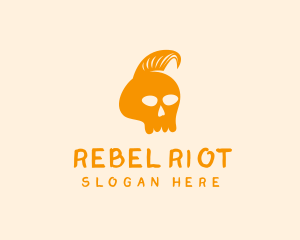 Mohawk Punk Rock logo design