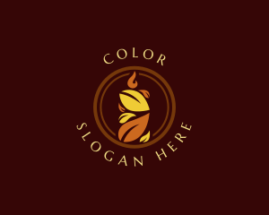 Specialty Store - Leaf Candle Wellness logo design