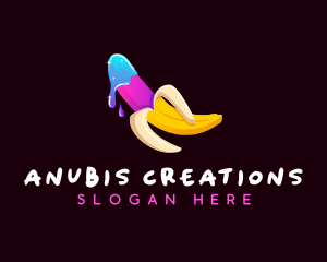 Erotic Banana Lube logo design