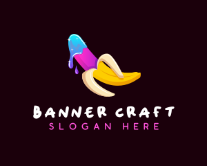 Erotic Banana Lube logo design