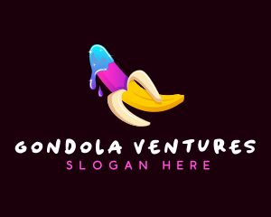 Erotic Banana Lube logo design