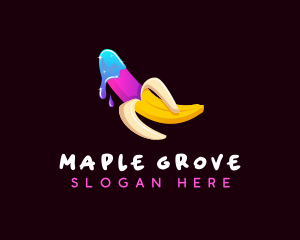 Erotic Banana Lube logo design