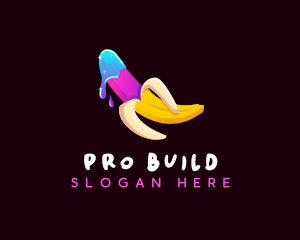 Erotic Banana Lube logo design