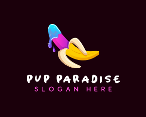 Erotic Banana Lube logo design