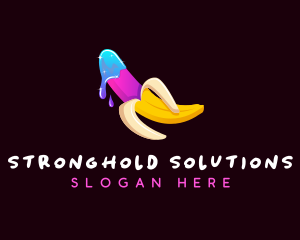 Erotic Banana Lube logo design