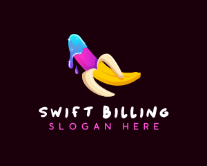 Erotic Banana Lube logo design