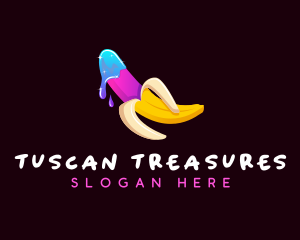 Erotic Banana Lube logo design