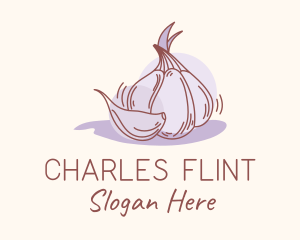 Garlic Clove Cooking logo design