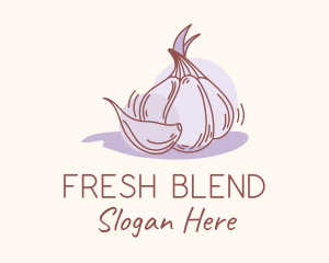 Ingredients - Garlic Clove Cooking logo design