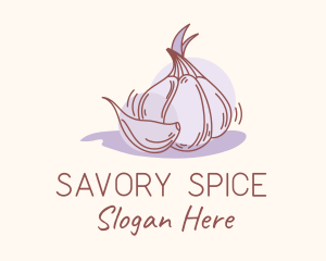 Condiments - Garlic Clove Cooking logo design