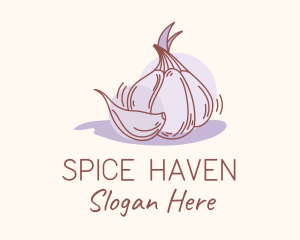 Spices - Garlic Clove Cooking logo design
