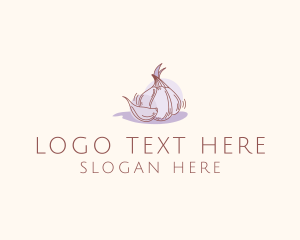 Food Blog - Garlic Clove Cooking logo design