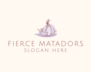 Garlic Clove Cooking logo design