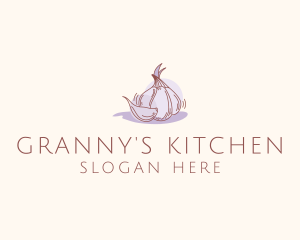 Garlic Clove Cooking logo design