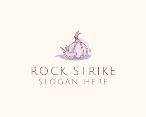 Garlic Clove Cooking logo design