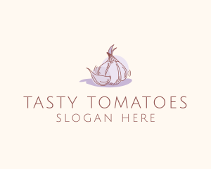 Garlic Clove Cooking logo design