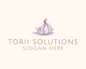 Garlic Clove Cooking logo design