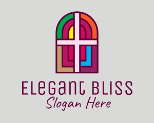 Religious Church Cross logo design