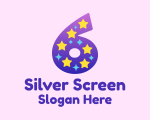 Colorful Starry Six Logo