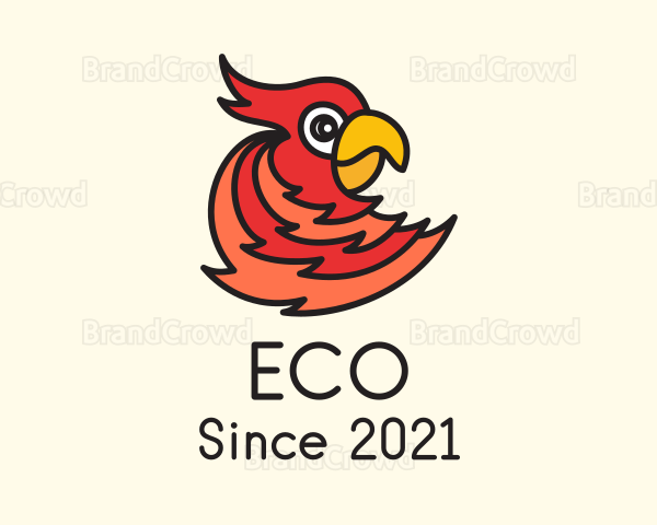 Parrot Bird Wildlife Logo