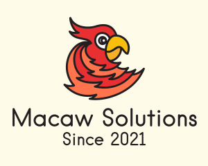 Macaw - Parrot Bird Wildlife logo design