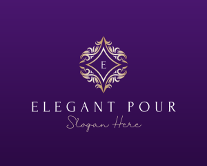 Elegant Floral Boutique logo design